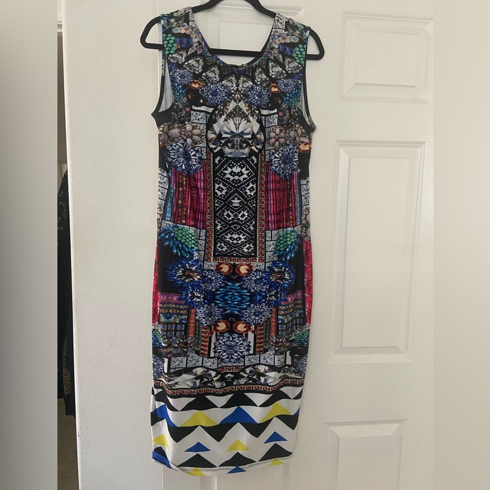 ASOS Curve mixed print midi 18 * Closeout *